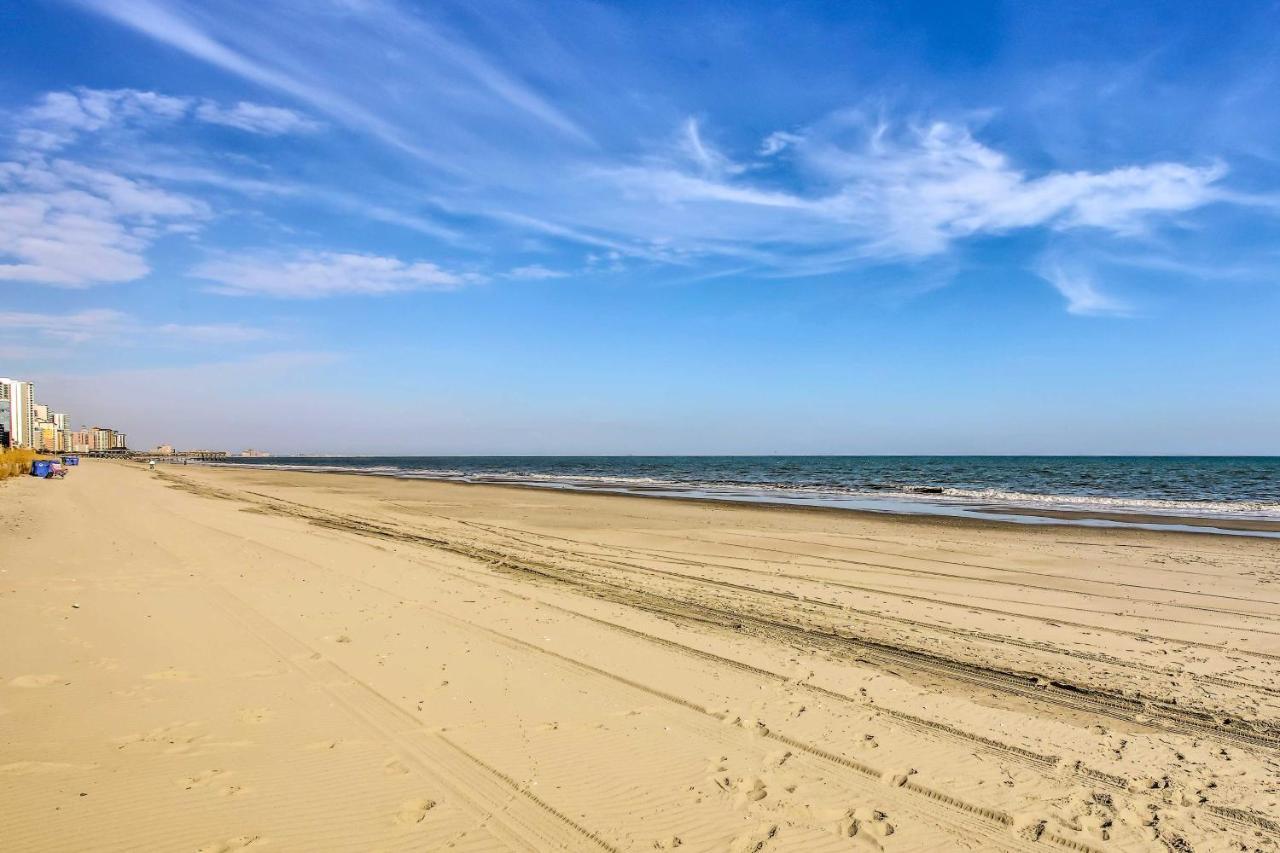 Beachfront Family Condo With View And Pool Access Myrtle Beach Zewnętrze zdjęcie