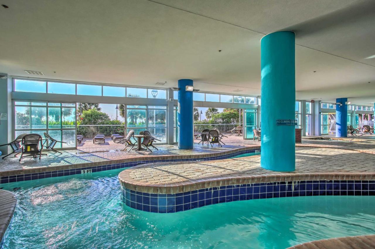 Beachfront Family Condo With View And Pool Access Myrtle Beach Zewnętrze zdjęcie